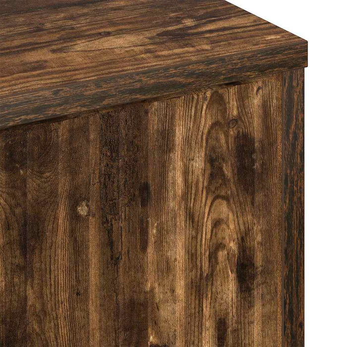 Bufet Stejar fumuriu 69,5 x 33 x 82 cm Lemn compozit - WALTI WALTI