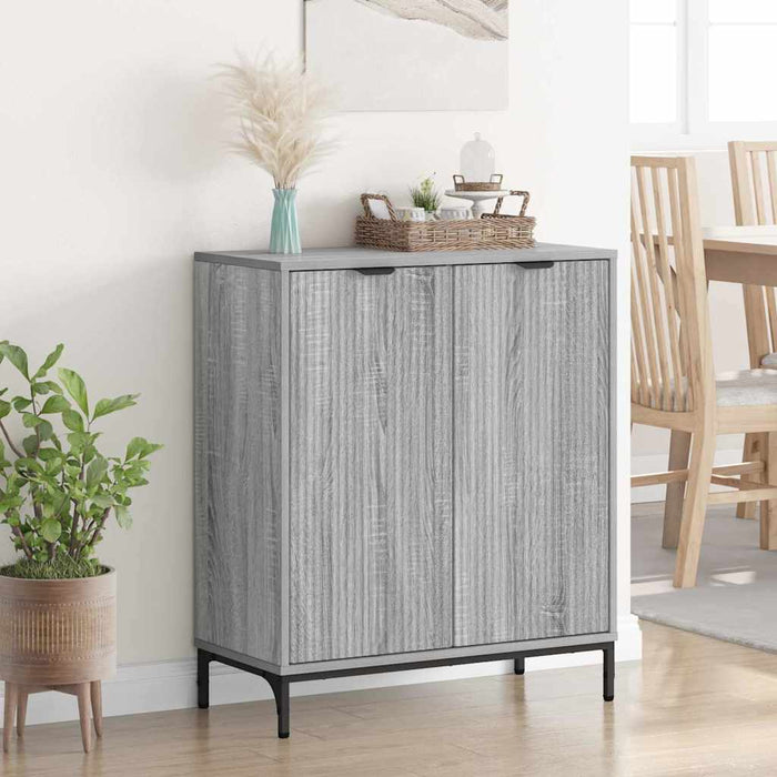 Bufet Gri Sonoma 69,5 x 33 x 82 cm Lemn compozit - WALTI WALTI