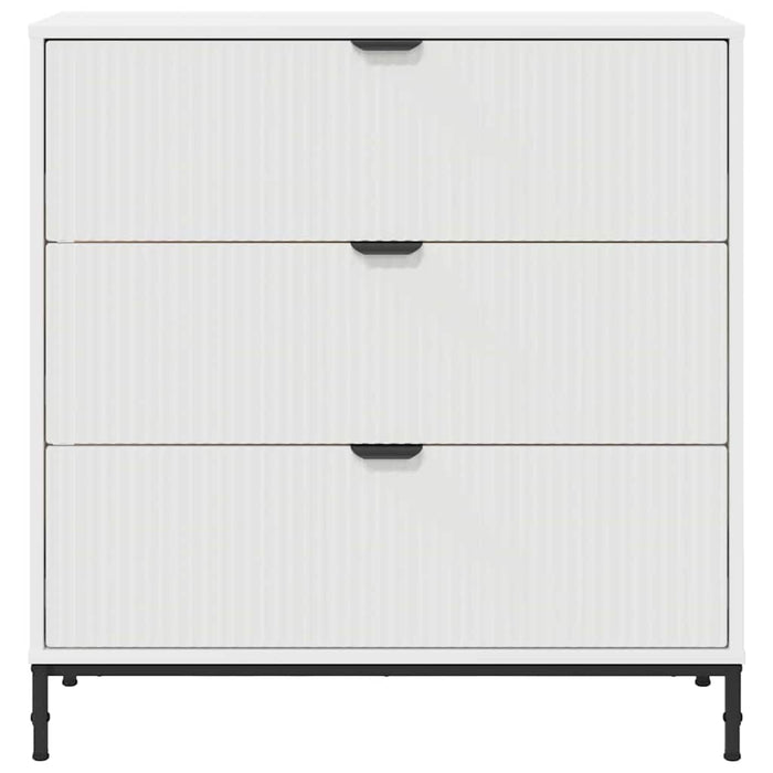 Bufet cu sertar Alb 79.5 x 33 x 82 cm Lemn compozit - WALTI WALTI