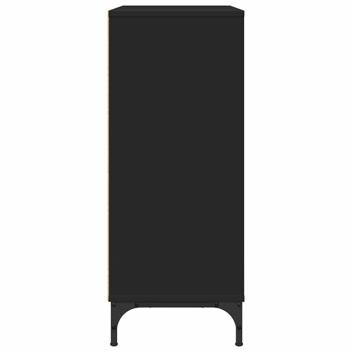 Bufet cu sertar Negru 79,5 x 33 x 82 cm Lemn compozit WALTI