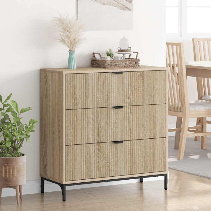 Bufet cu sertar Stejar sonoma 79.5 x 33 x 82 cm Lemn compozit - WALTI WALTI