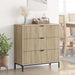 Bufet cu sertar Stejar sonoma 79.5 x 33 x 82 cm Lemn compozit - WALTI WALTI