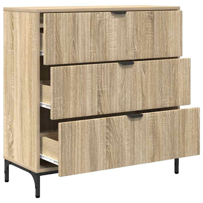 Bufet cu sertar Stejar sonoma 79.5 x 33 x 82 cm Lemn compozit - WALTI WALTI