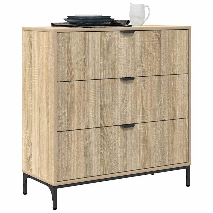 Bufet cu sertar Stejar sonoma 79.5 x 33 x 82 cm Lemn compozit - WALTI WALTI