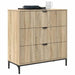 Bufet cu sertar Stejar sonoma 79.5 x 33 x 82 cm Lemn compozit - WALTI WALTI