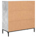 Bufet cu sertar Gri beton 79.5 x 33 x 82 cm Lemn compozit - WALTI WALTI