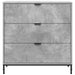 Bufet cu sertar Gri beton 79.5 x 33 x 82 cm Lemn compozit - WALTI WALTI