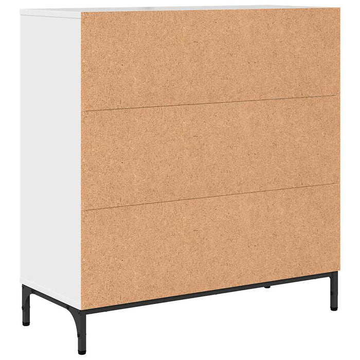 Bufet Alb foarte lucios 79.5 x 33 x 82 cm Lemn compozit - WALTI WALTI