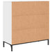 Bufet Alb foarte lucios 79.5 x 33 x 82 cm Lemn compozit - WALTI WALTI