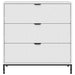 Bufet Alb foarte lucios 79.5 x 33 x 82 cm Lemn compozit - WALTI WALTI