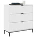 Bufet Alb foarte lucios 79.5 x 33 x 82 cm Lemn compozit - WALTI WALTI
