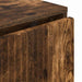 Bufet cu sertar Stejar afumat 79.5 x 33 x 82 cm Lemn compozit - WALTI WALTI