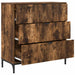 Bufet cu sertar Stejar afumat 79.5 x 33 x 82 cm Lemn compozit - WALTI WALTI