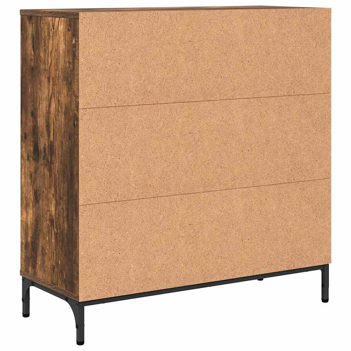 Bufet cu sertar Stejar afumat 79.5 x 33 x 82 cm Lemn compozit - WALTI WALTI