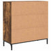 Bufet cu sertar Stejar afumat 79.5 x 33 x 82 cm Lemn compozit - WALTI WALTI
