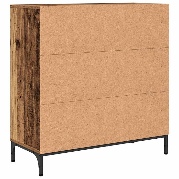 Bufet cu sertar Lemn vechi 79.5 x 33 x 82 cm Lemn compozit - WALTI WALTI