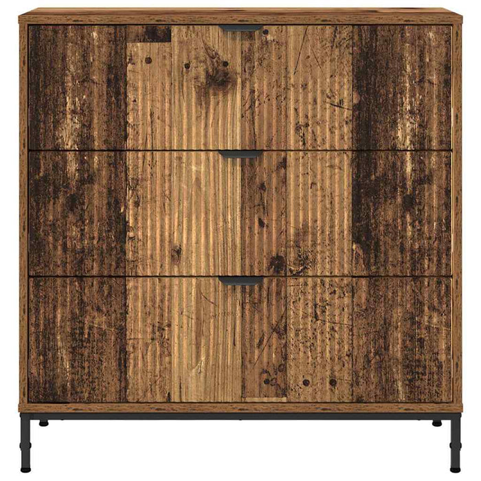 Bufet cu sertar Lemn vechi 79.5 x 33 x 82 cm Lemn compozit - WALTI WALTI