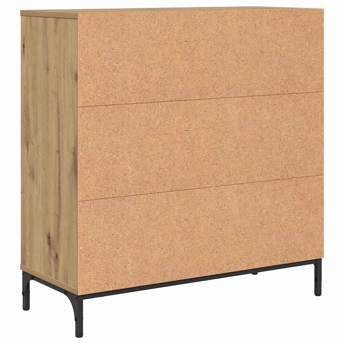 Bufet Stejar Artizanal 79,5 x 33 x 82 cm Lemn compozit WALTI