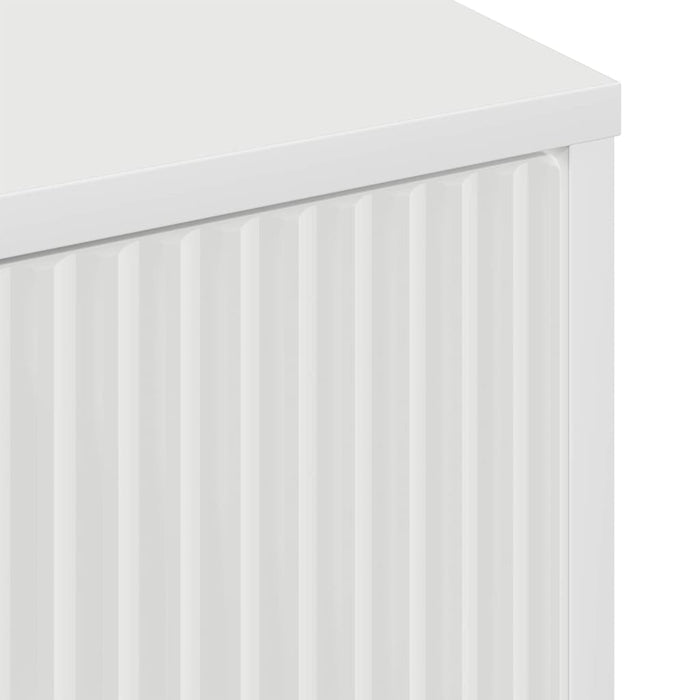 Masă de cafea cu sertar Alb 90 x 49 x 46 cm Lemn compozit - WALTI WALTI
