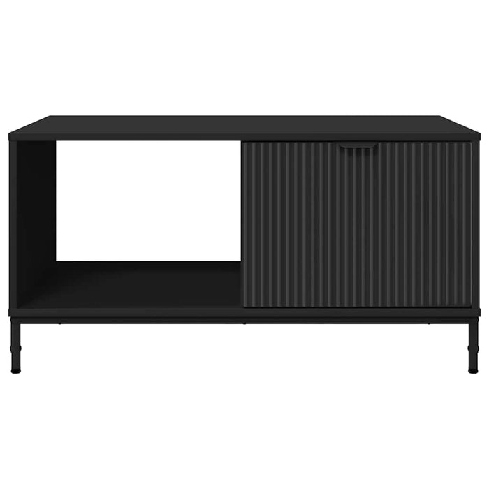 Masă de cafea Stejar Negru 90 x 49 x 46 cm Lemn compozit - WALTI WALTI
