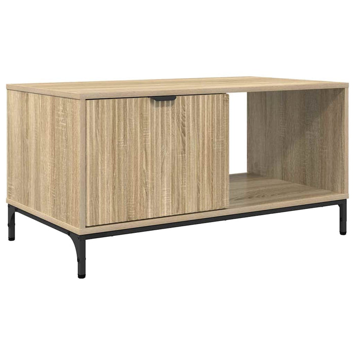 Masă de cafea Stejar Sonoma 90 x 49 x 46 cm Lemn compozit - WALTI WALTI