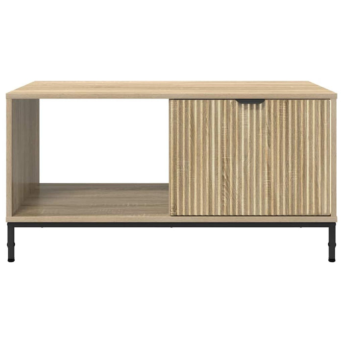 Masă de cafea Stejar Sonoma 90 x 49 x 46 cm Lemn compozit - WALTI WALTI
