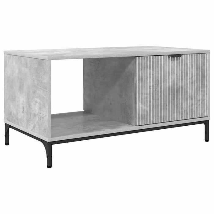 Masă de cafea Gri din beton 90 x 49 x 46 cm Lemn compozit - WALTI WALTI