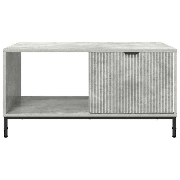 Masă de cafea Gri din beton 90 x 49 x 46 cm Lemn compozit - WALTI WALTI