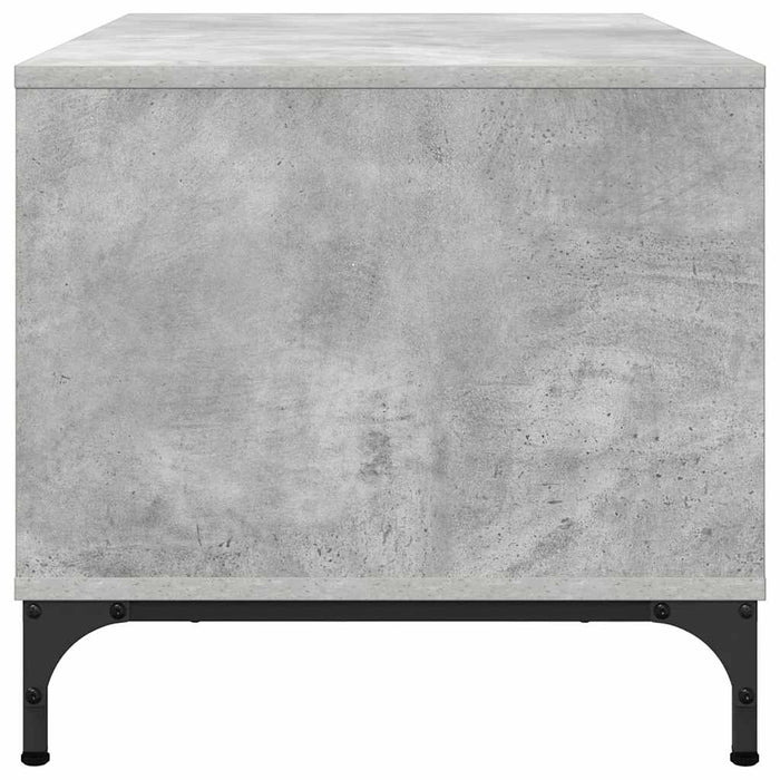 Masă de cafea Gri din beton 90 x 49 x 46 cm Lemn compozit - WALTI WALTI