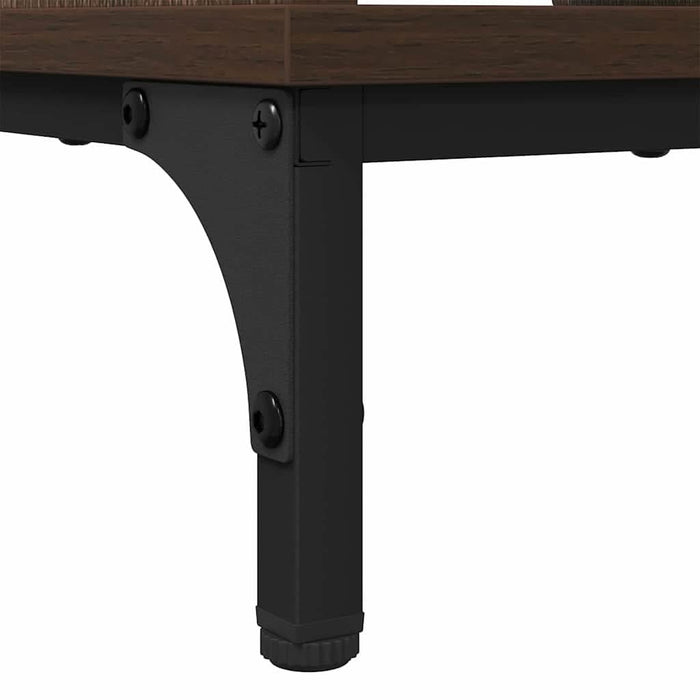 Masă de cafea Stejar închis 90 x 49 x 46 cm Lemn compozit - WALTI WALTI