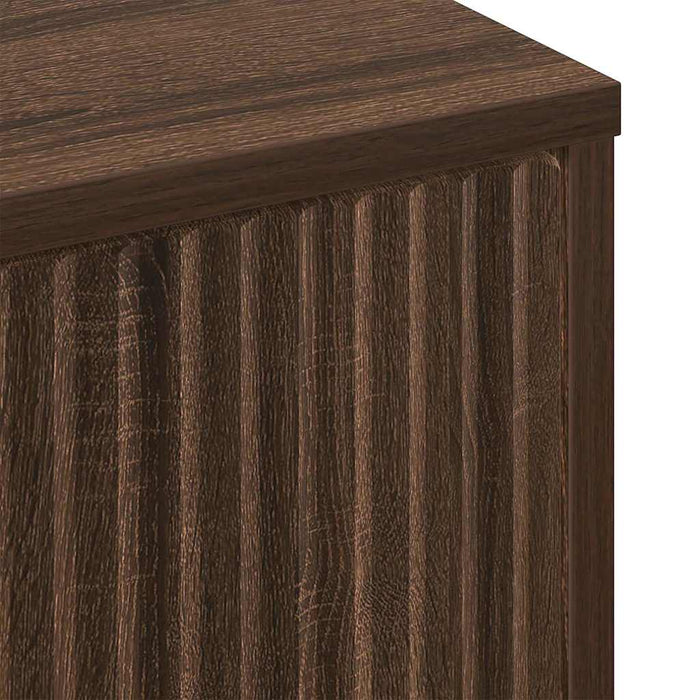 Masă de cafea Stejar închis 90 x 49 x 46 cm Lemn compozit - WALTI WALTI