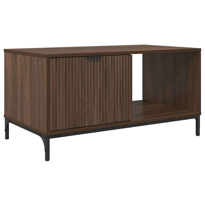 Masă de cafea Stejar închis 90 x 49 x 46 cm Lemn compozit - WALTI WALTI