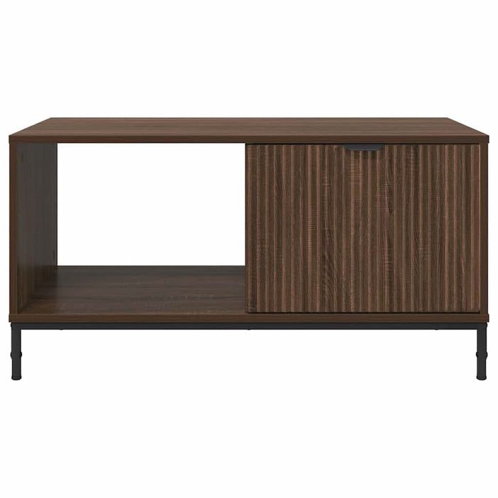 Masă de cafea Stejar închis 90 x 49 x 46 cm Lemn compozit - WALTI WALTI