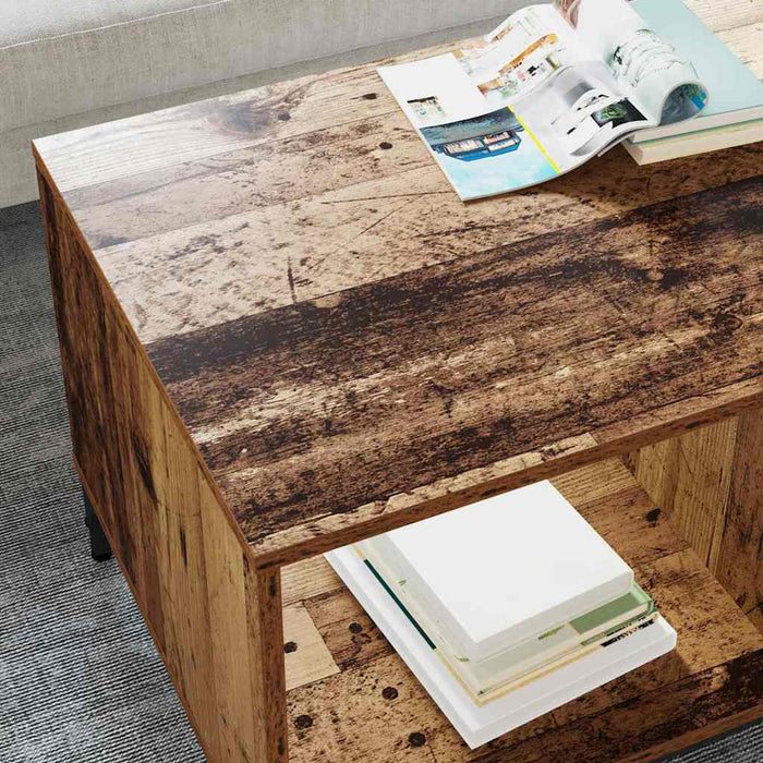 Masă de cafea Lemn vechi 90 x 49 x 46 cm Lemn compozit - WALTI WALTI