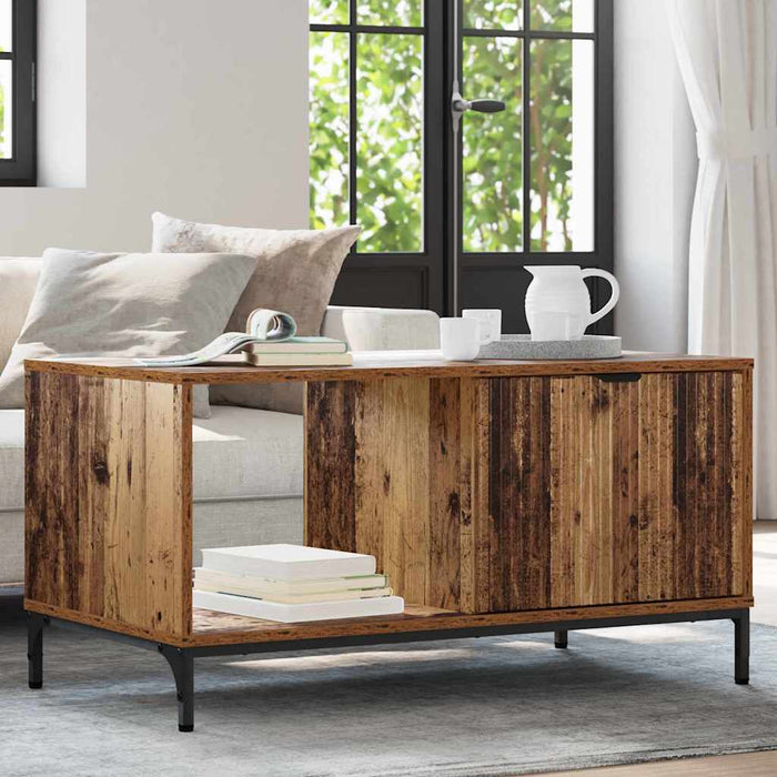 Masă de cafea Lemn vechi 90 x 49 x 46 cm Lemn compozit - WALTI WALTI