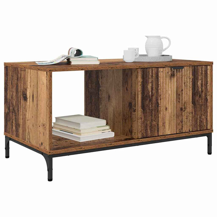 Masă de cafea Lemn vechi 90 x 49 x 46 cm Lemn compozit - WALTI WALTI