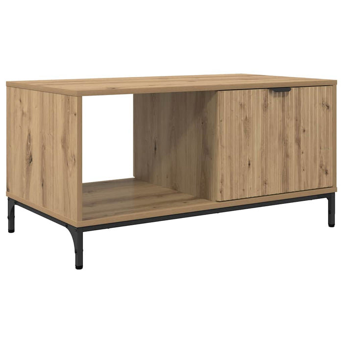 Masă de cafea Stejar Artizanal 90 x 49 x 46 cm Lemn compozit - WALTI WALTI