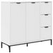Bufet cu sertar Alb 89.5 x 33 x 82 cm Lemn compozit - WALTI WALTI