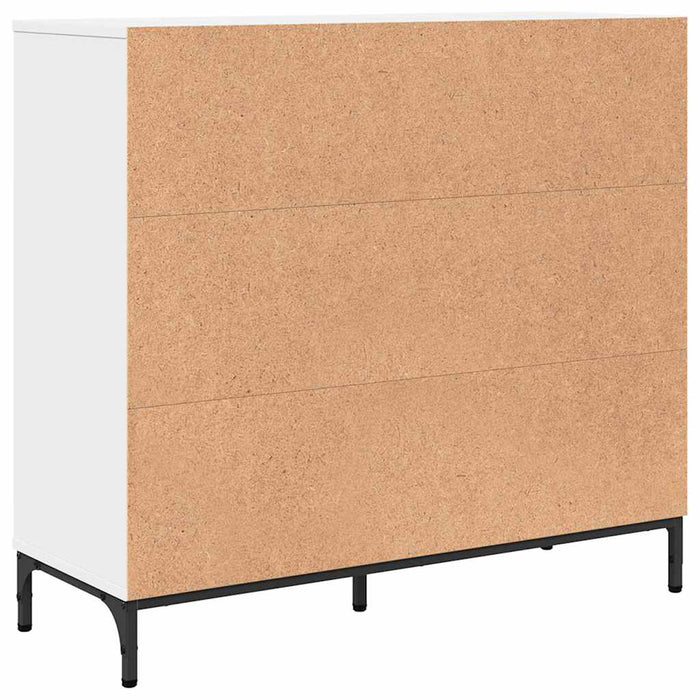 Bufet cu sertar Alb 89.5 x 33 x 82 cm Lemn compozit - WALTI WALTI