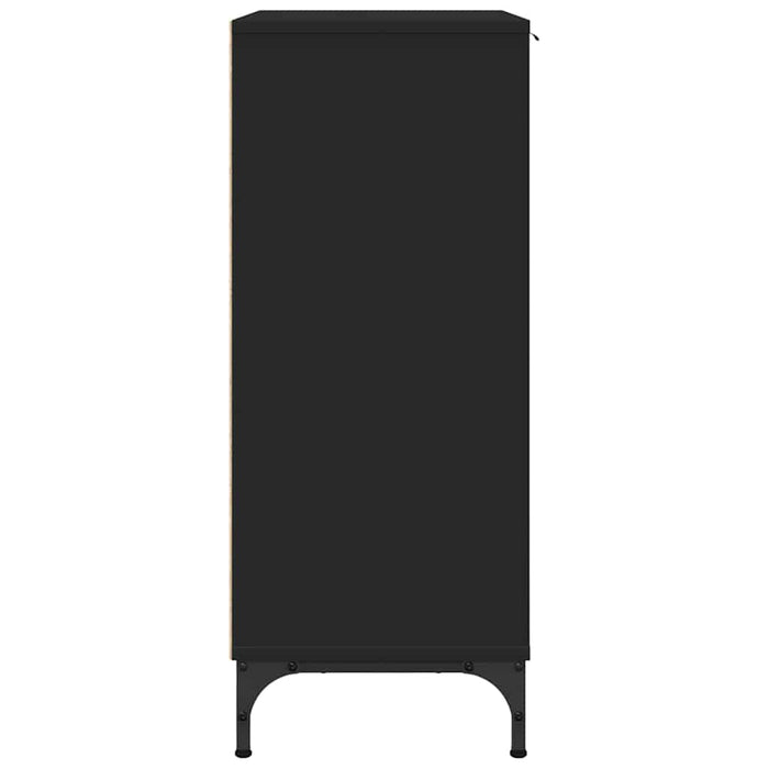 Bufet cu sertar Negru 89,5 x 33 x 82 cm Lemn compozit WALTI