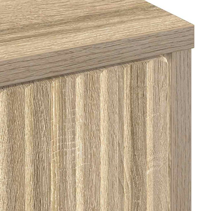Bufet cu sertar Stejar sonoma 89.5 x 33 x 82 cm Lemn compozit - WALTI WALTI