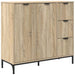 Bufet cu sertar Stejar sonoma 89.5 x 33 x 82 cm Lemn compozit - WALTI WALTI