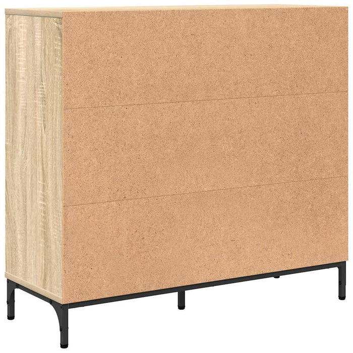 Bufet cu sertar Stejar sonoma 89.5 x 33 x 82 cm Lemn compozit - WALTI WALTI