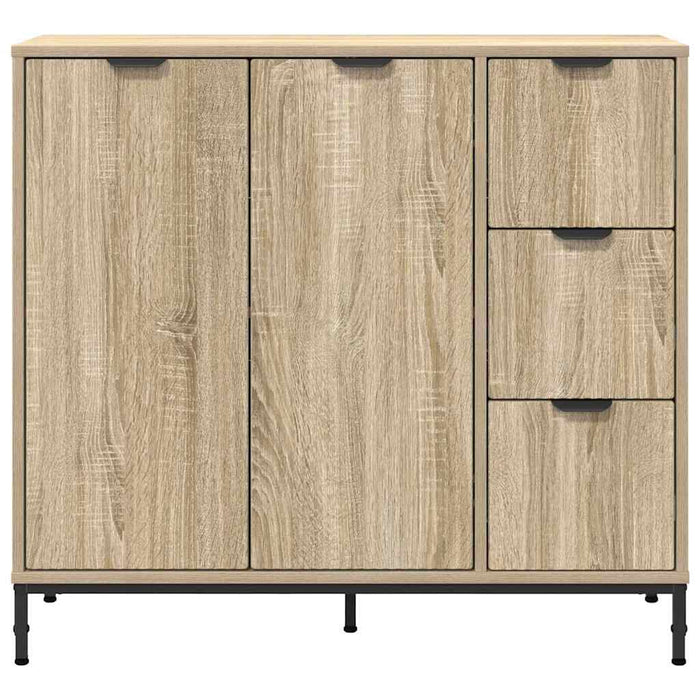 Bufet cu sertar Stejar sonoma 89.5 x 33 x 82 cm Lemn compozit - WALTI WALTI