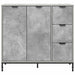 Bufet cu sertar Gri beton 89.5 x 33 x 82 cm Lemn compozit - WALTI WALTI
