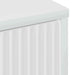 Bufet Alb foarte lucios 89.5 x 33 x 82 cm Lemn compozit - WALTI WALTI