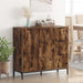 Bufet cu sertar Stejar afumat 89.5 x 33 x 82 cm Lemn compozit - WALTI WALTI