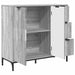 Bufet cu sertar sonoma gri 89.5 x 33 x 82 cm Lemn compozit - WALTI WALTI
