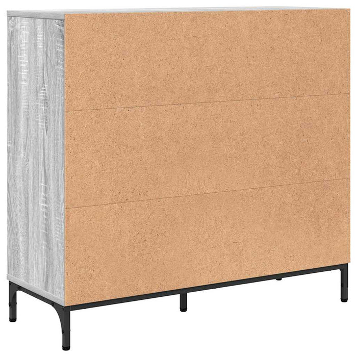 Bufet cu sertar sonoma gri 89.5 x 33 x 82 cm Lemn compozit - WALTI WALTI