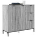 Bufet cu sertar sonoma gri 89.5 x 33 x 82 cm Lemn compozit - WALTI WALTI